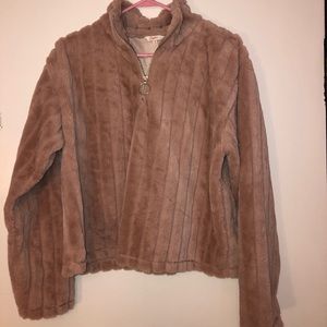plush sweater pink medium